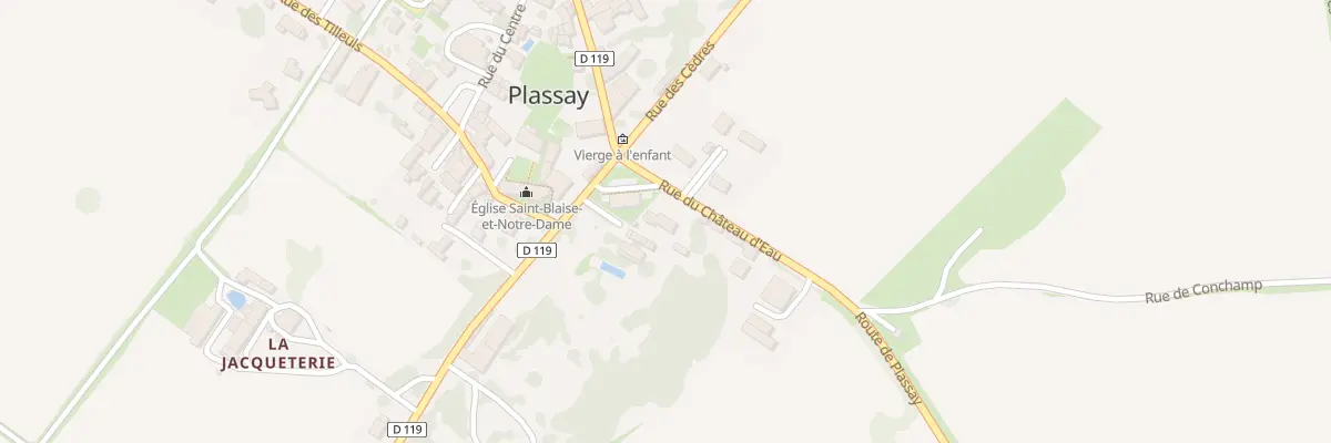 Plan du 4 Rue du Chateau d’Eau à Plassay