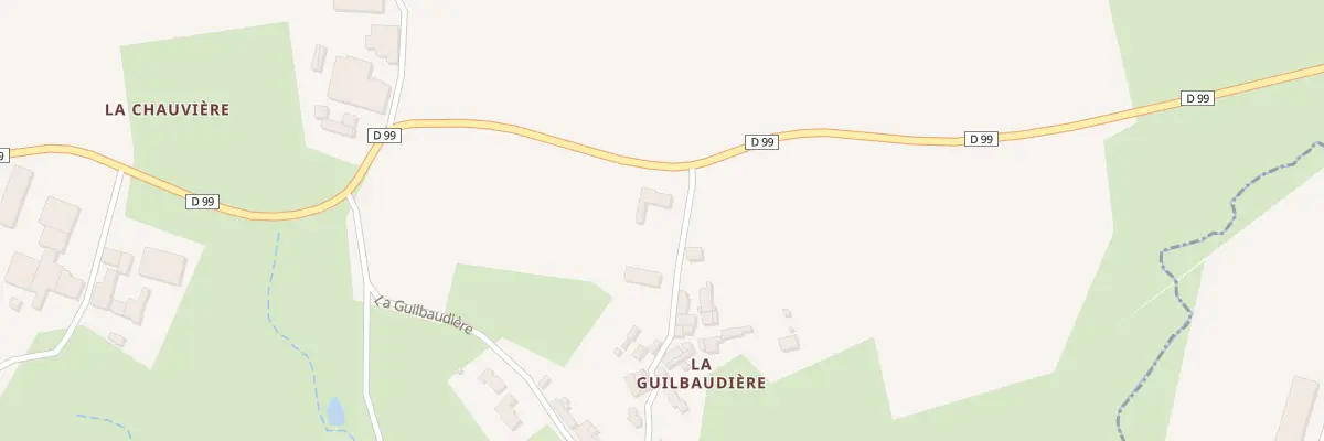 Plan du 5517 La Guilbaudière à Mervent