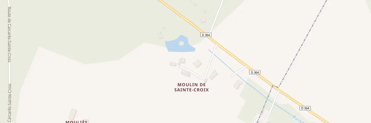 Plan du 6 Imp du Moulin de Ste Croix à Carcarès-Sainte-Croix
