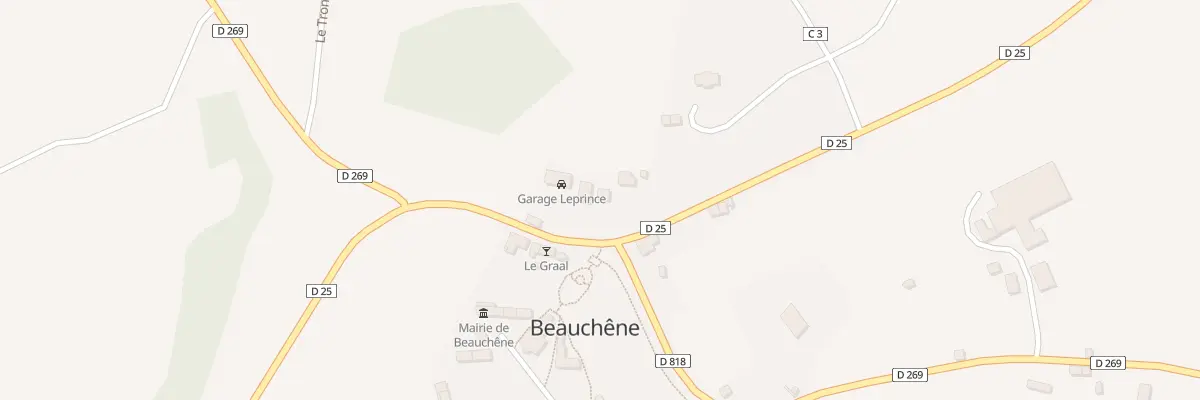 Plan du 105 Le Bourg Beauchêne à Tinchebray-Bocage