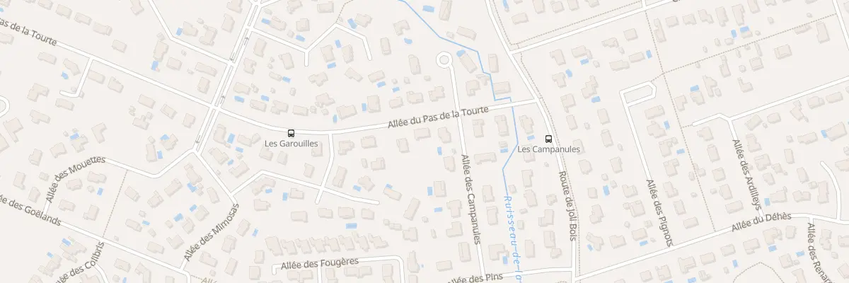 Plan du 76 All du Pas de la Tourte à Saint-Aubin-de-Médoc