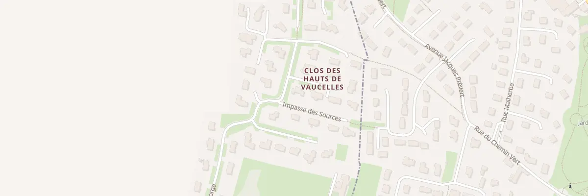 Plan du 2 Imp de la Dentellière à Vaucelles