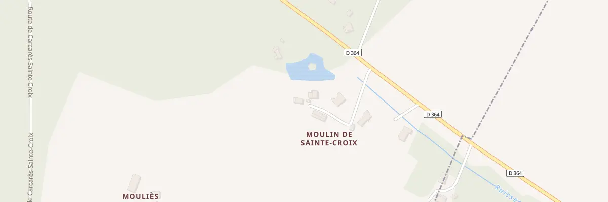 Plan du 8 Imp du Moulin de Ste Croix à Carcarès-Sainte-Croix