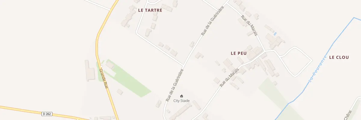 Plan du 8 Rue de la Guérinière à Cram-Chaban