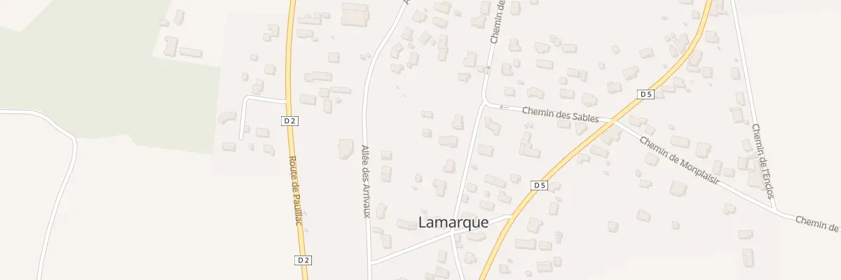 Plan du 26D Che des Arrivaux à Lamarque