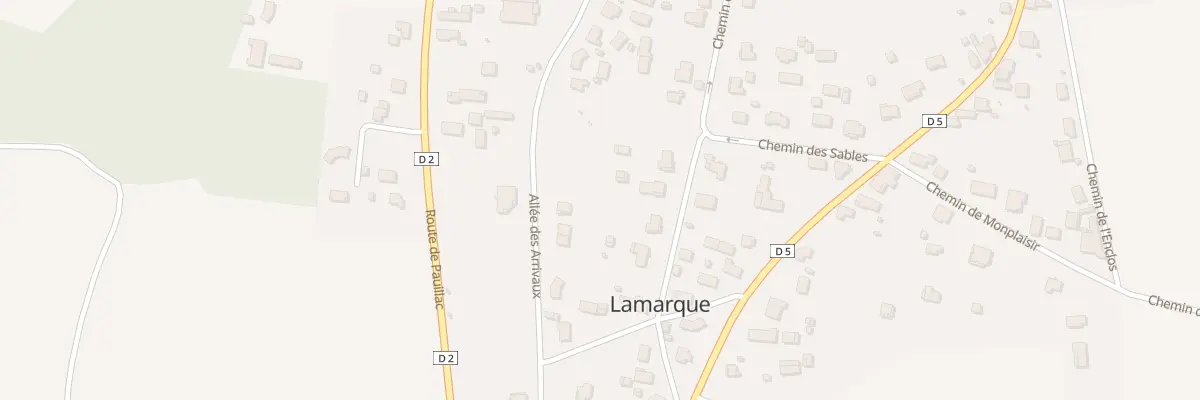 Plan du 26B Che des Arrivaux à Lamarque
