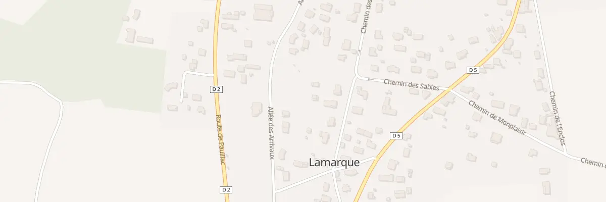Plan du 26D Che des Arrivaux à Lamarque