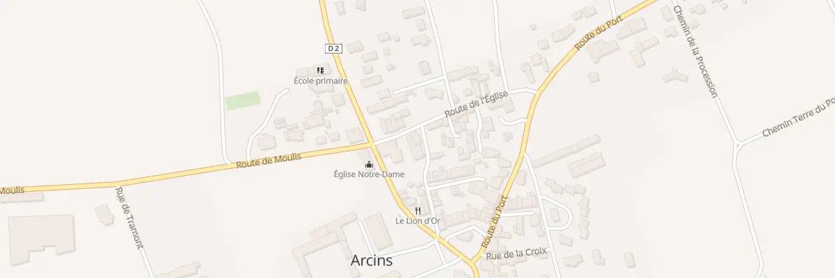 Plan du 8 Rue du Bourg à Arcins