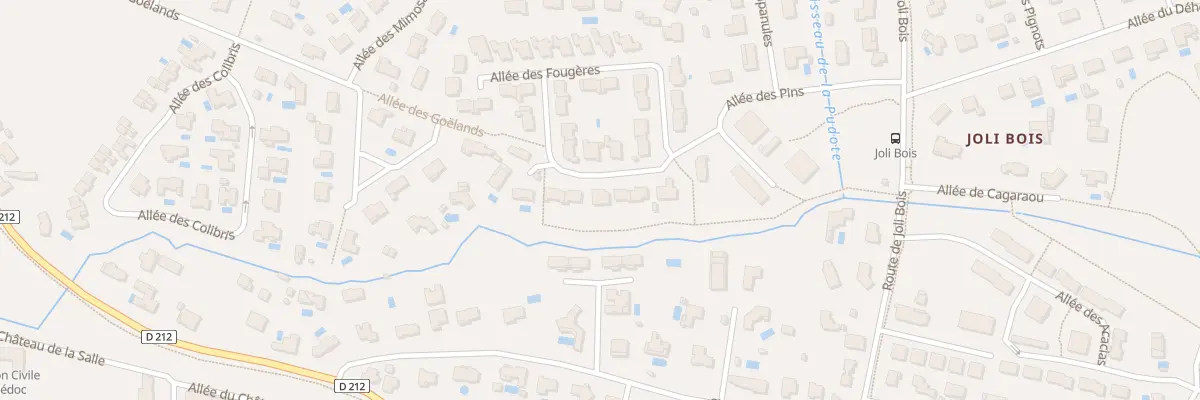 Plan du 45 All des Fougères à Saint-Aubin-de-Médoc