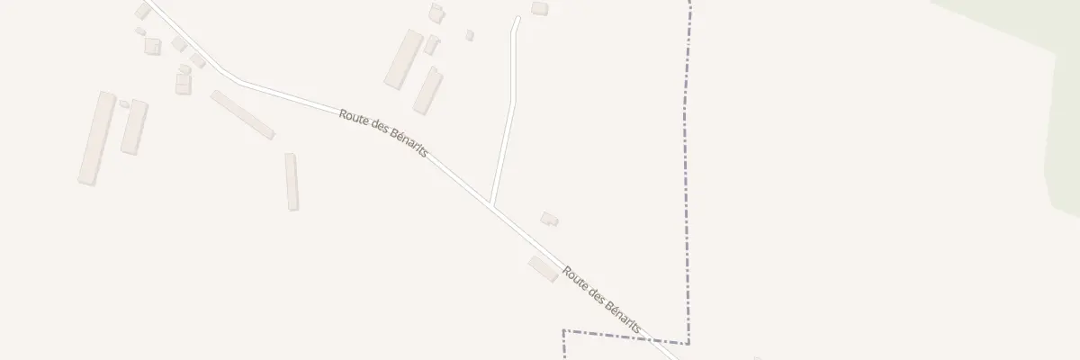 Plan du 801 Rte de Benarits à Carcarès-Sainte-Croix
