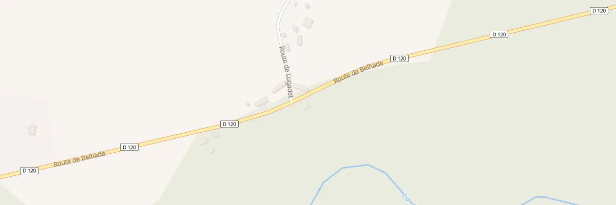 Plan du 4130 Rte de Belhade à Moustey