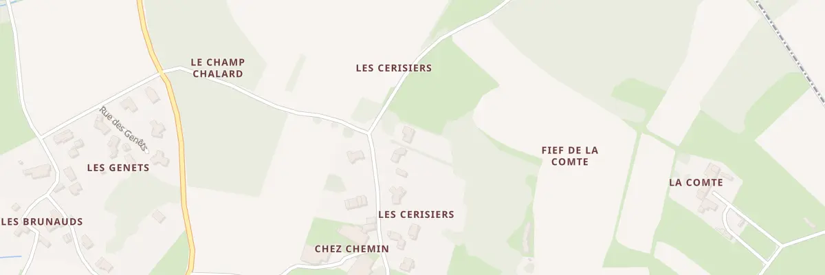 Plan du 46 Rue de Chez Chemin à Varzay
