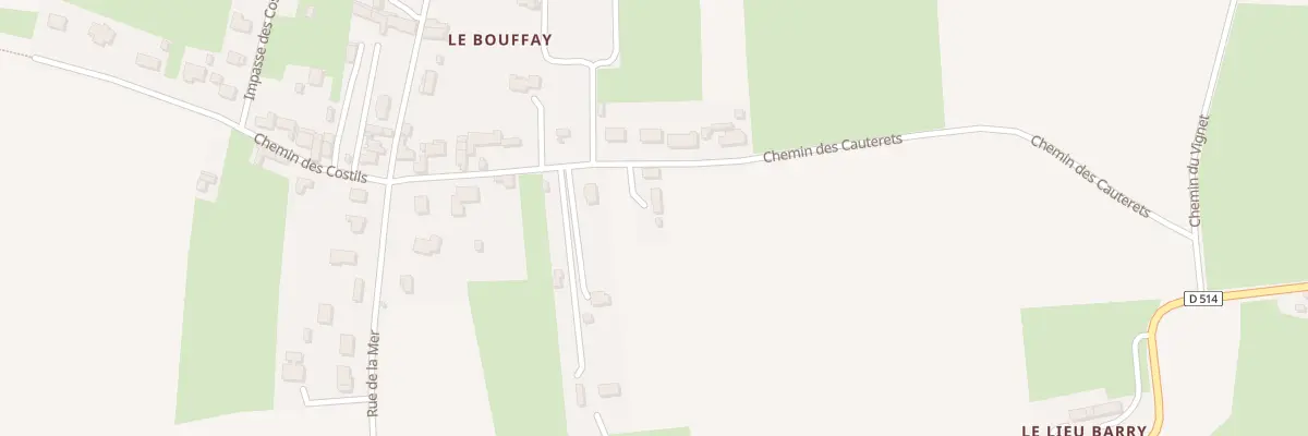 Plan du 16 Che des Cauterets à Commes