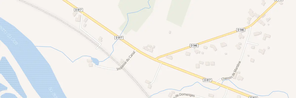 Plan du 17 Rte Départementale 817 à Castétis