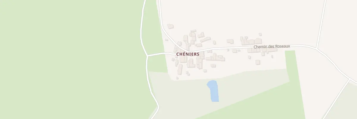 Plan du 1 Che des Grenouilles à Archingeay