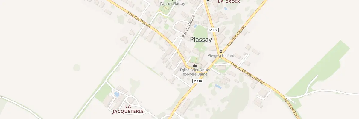 Plan du 2 Imp des Fleurs à Plassay