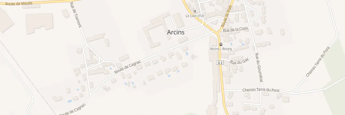 Plan du 1C Rte de Cagnac à Arcins