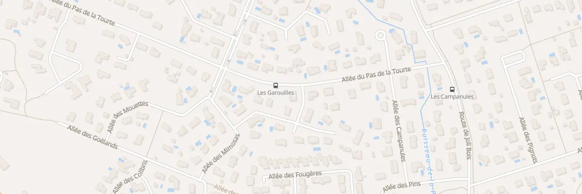 Plan du 1 All des Eglantiers à Saint-Aubin-de-Médoc