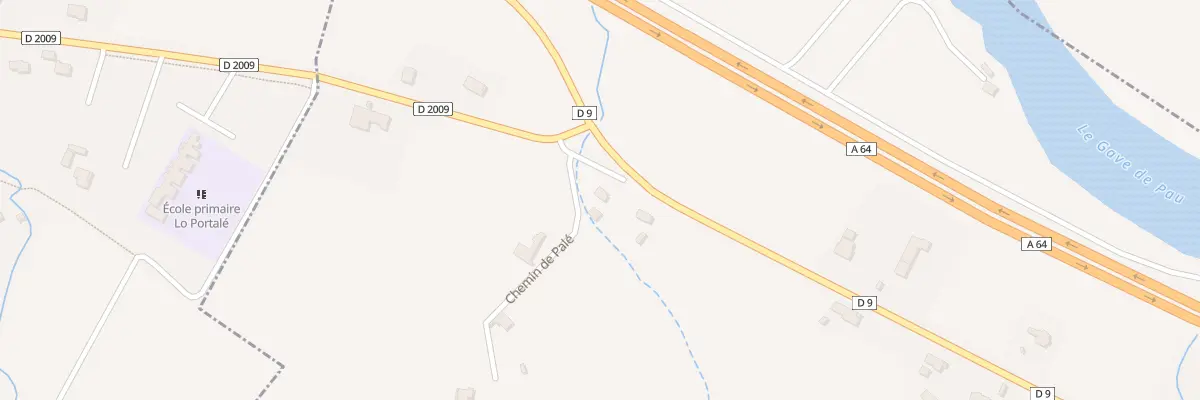 Plan du 21 Rte d’Orthez à Sarpourenx
