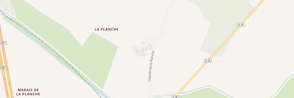 Plan du 1 La Planche au Mung