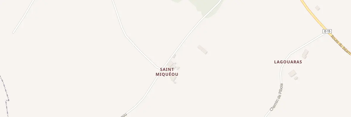 Plan du 481 Che de San Miqueou à Bonnegarde