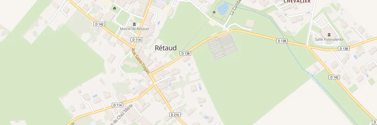 Plan du 9 Rte du Stade à Rétaud