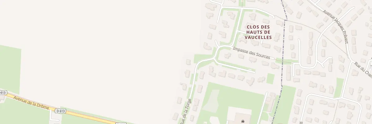 Plan du 9 Rue de la Forge à Vaucelles
