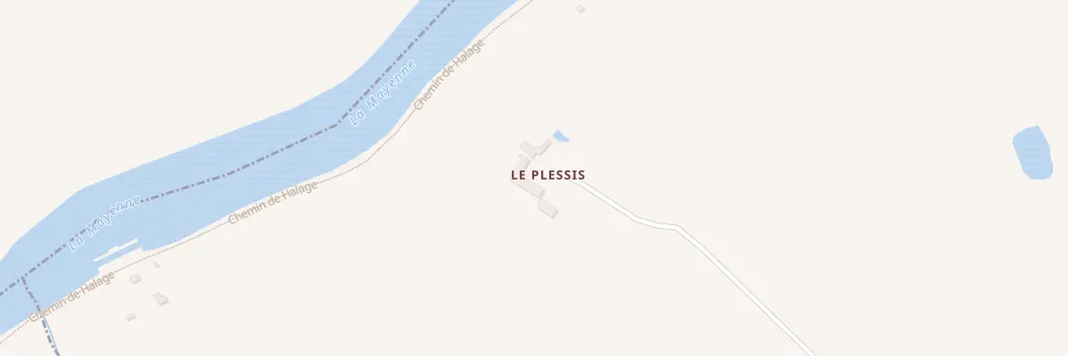 Plan du 1 Le Plessis à Sacé