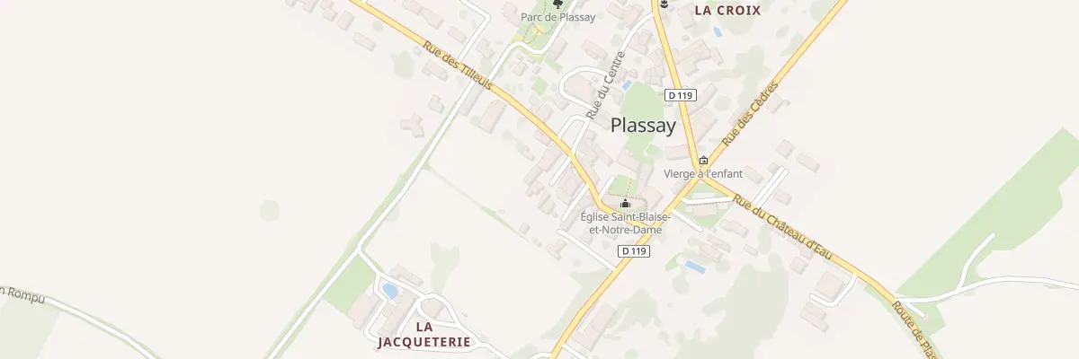 Plan du 8 Imp de l’Ecole à Plassay
