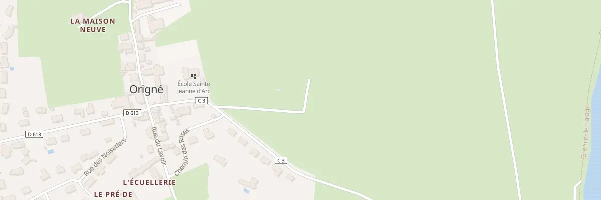 Plan du 5101 Chemin de la Benatre à Origné