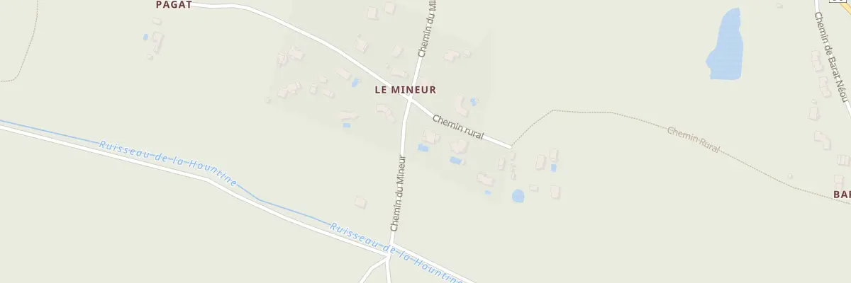 Plan du 9002 Che du Mineur au Barp
