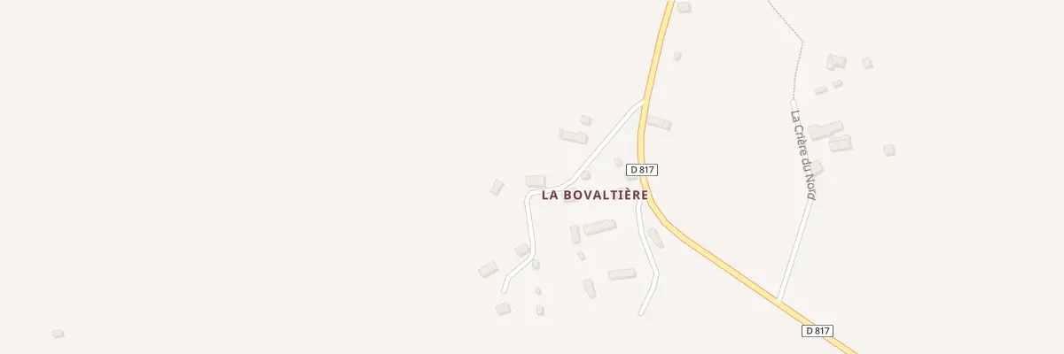 Plan du 251 La Bovaltière à Tinchebray-Bocage
