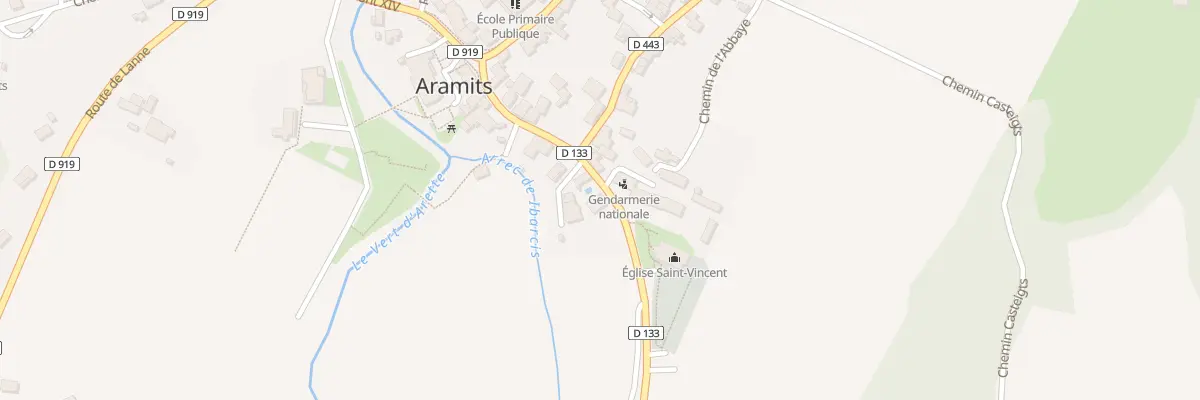 Plan du 10 Rte d’Arette à Aramits