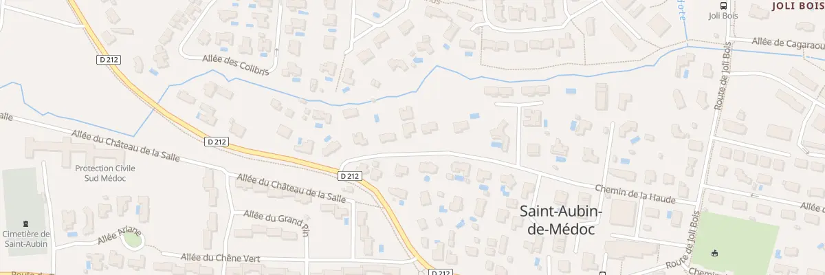 Plan du 37 Che de la Haude à Saint-Aubin-de-Médoc
