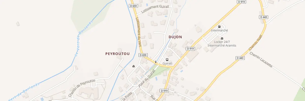 Plan du 1 Lot Le Guirail à Aramits