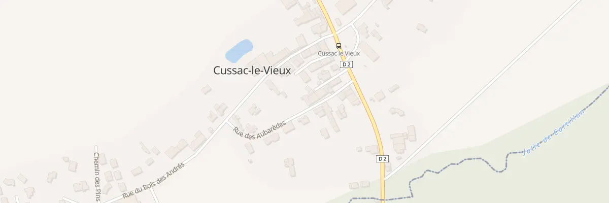 Plan du 10 Rue des Aubarèdes à Cussac-Fort-Médoc