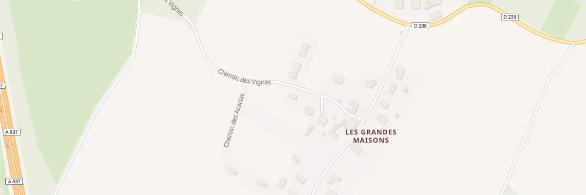 Plan du 5 Che des Vignes au Mung