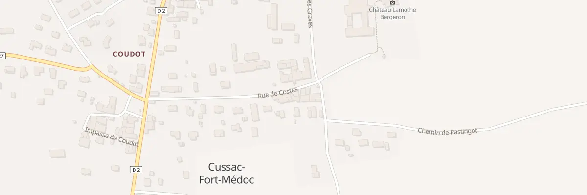 Plan du 19 Rue de Costes à Cussac-Fort-Médoc