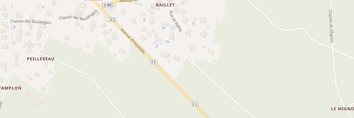 Plan du 18 Rue de Baillet au Barp