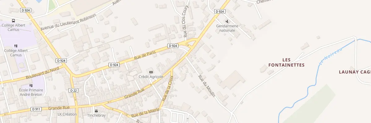 Plan du 19 Grande Rue à Tinchebray-Bocage