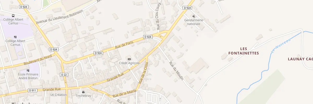 Plan du 21 Grande Rue à Tinchebray-Bocage