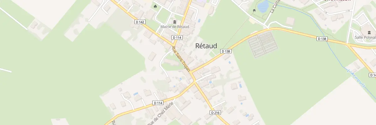 Plan du 35A Rue Saint-trojan à Rétaud