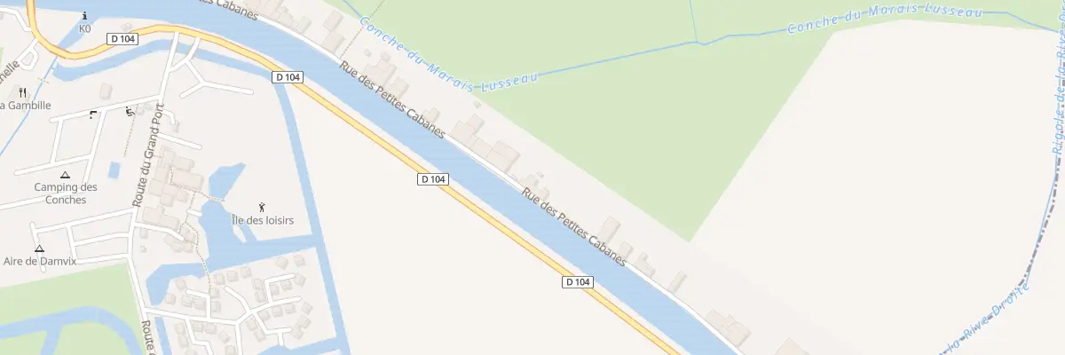 Plan du 59 Rue des petites cabanes à Damvix