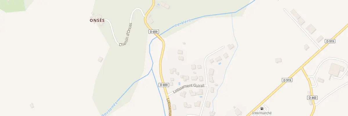 Plan du 10 Lot du Vert à Aramits