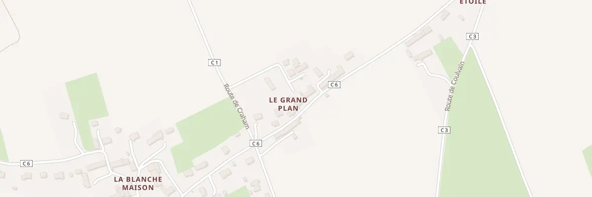 Plan du 8 Rte de la Blanche Maison Coulv à Seulline
