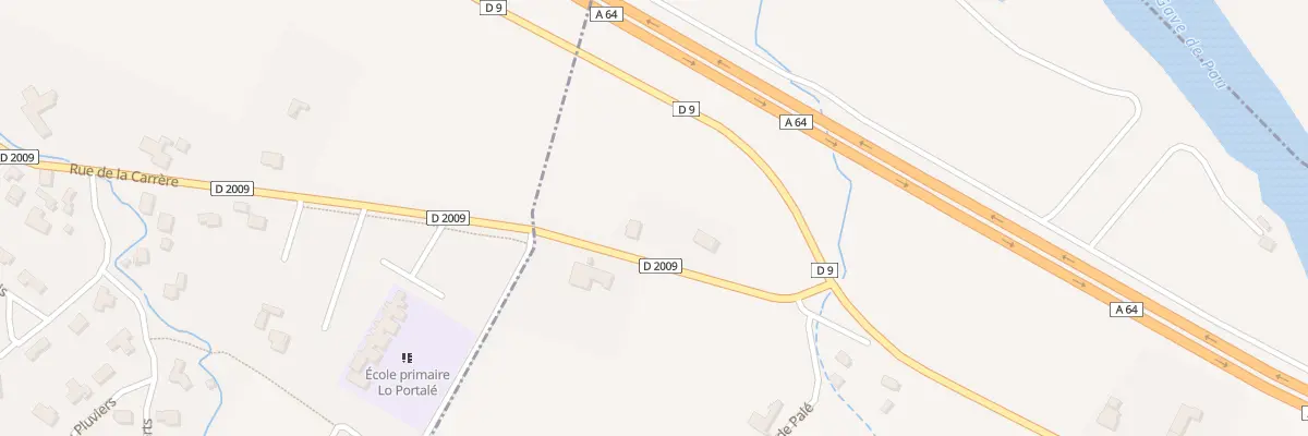 Plan du 28 Rte d’Orthez à Sarpourenx
