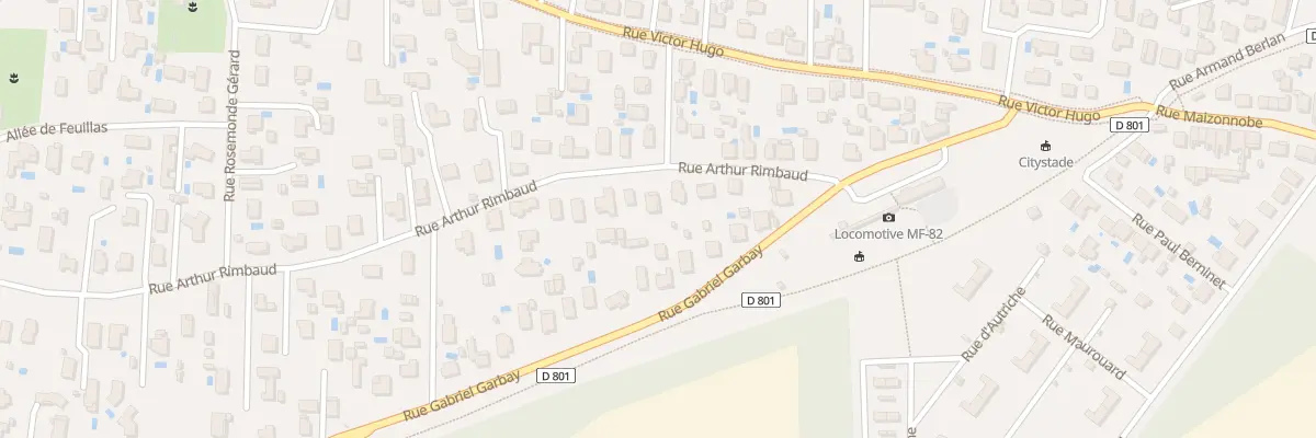 Plan du 8 Rue Arthur Rimbaud à Saint-Médard-en-Jalles
