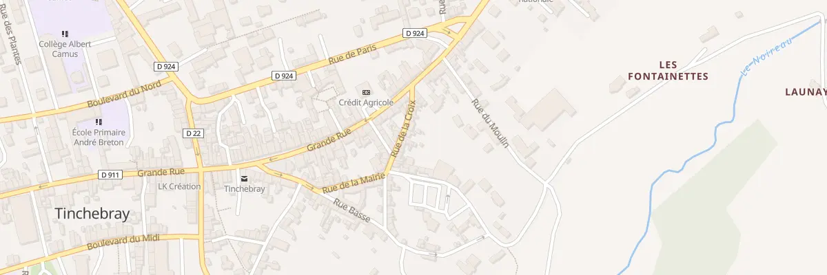 Plan du 9965 Rue de la Croix à Tinchebray-Bocage