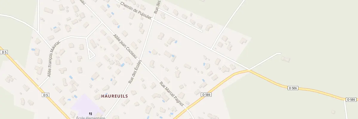Plan du 24 Rue des Ecoles au Barp