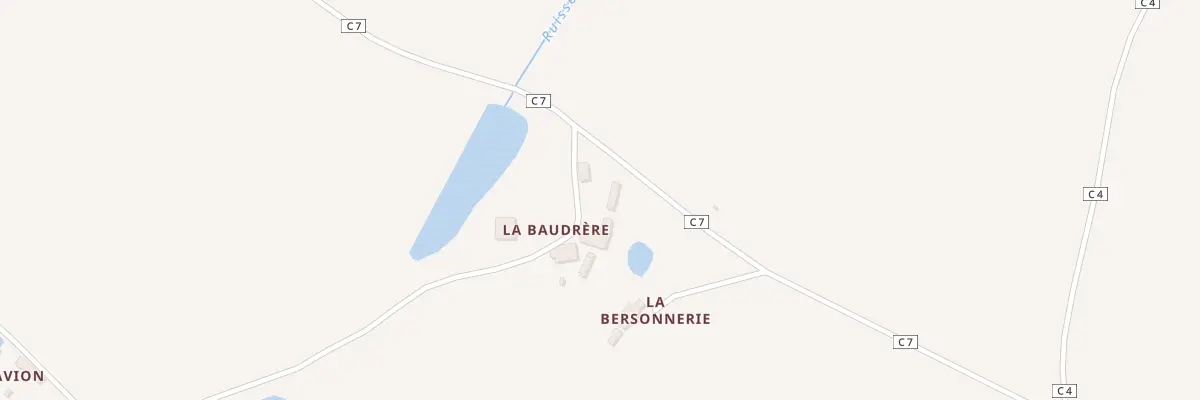 Plan du 5387 La Baudrere à Vezins
